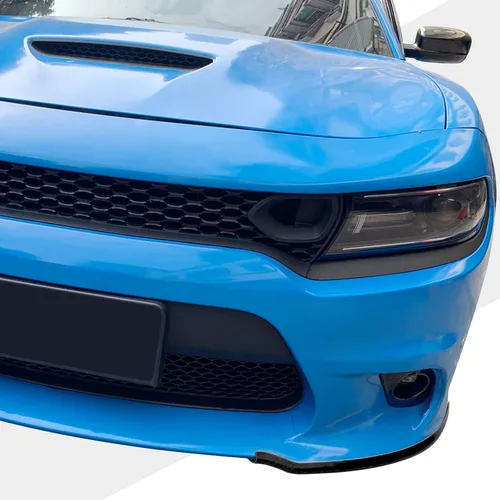 Vista 5 de Hoolcar Protector de parachoques delantero para Dodge Charger SRT 2015-2021, accesorios exteriores, color negro