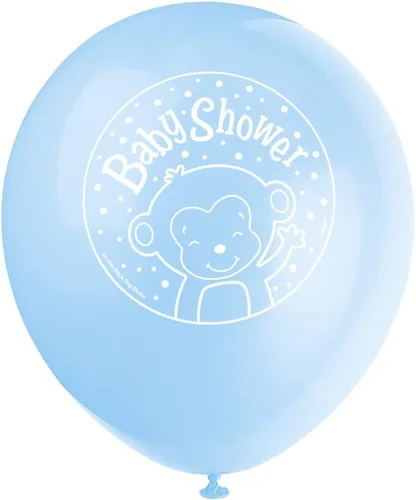 Vista 5 de Cajas de papel para baby shower de niño mono 4.5 x 3.75 pulgadas 8