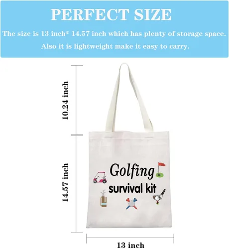 Vista 2 de Kit de supervivencia de golf, bolsa de maquillaje, regalo de golf, accesorios de golf, regalo para mamá, golfista, humor