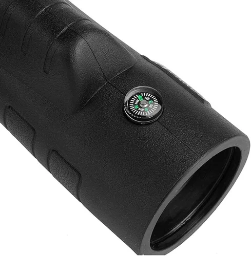 Vista 2 de Telescopio monocular, monocular impermeable con monocular HD de alta potencia 12 x 50 duradero y transparente con soporte para teléfono inteligente