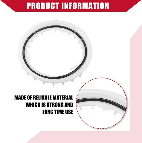 Vista 6 de No.7714448020 Retenedor de anillo de bloqueo de bomba de combustible con anillo de sello para Toyota Highlander 2004-2010 1 Set Blanco