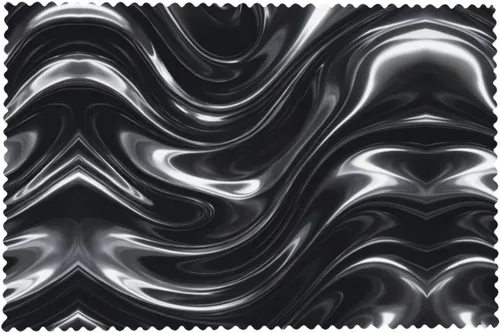 Vista 8 de Rectangular Placemats Set of 4, Heat Resistant Liquid Metal Printed Kitchen Dining Table Mats