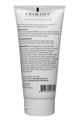Vista 7 de SKINJOY Exfoliante facial, exfoliante facial con cuentas de jojoba y cera de abejas, productos para el cuidado de la piel facial, removedor