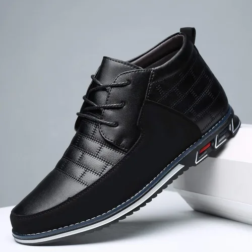 Vista 5 de COSIDRAM Zapatos casuales para hombre, mocasines altos, cómodos, para caminar, botas para hombre