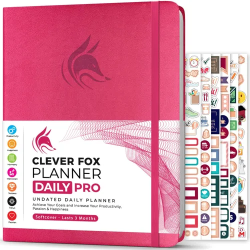 Vista 24 de Clever Fox Planner Daily PRO - Planificador diario y agenda de 8.5 x 11 pulgadas (tamaño A4) para aumentar la productividad, la gestión del tiempo