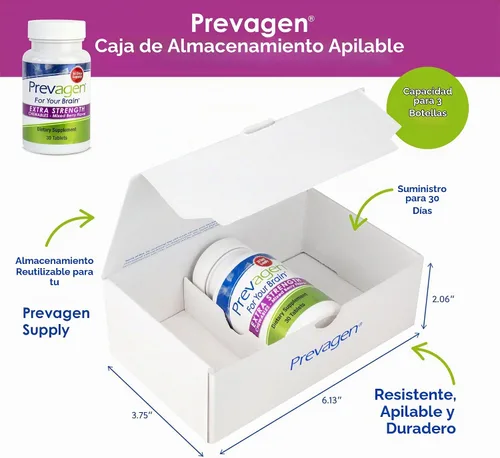 Vista 5 de Prevagen Extra Strength Mixed Berry Chewables with Storage Box, 1-Pack