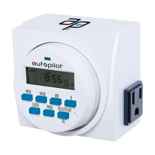 Vista 3 de Autopilot - Controlador de temporizador de luz programable digital de 7 días, 2