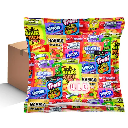 Vista 7 de Paquete surtido de dulces surtidos – Surtido de dulces de fiesta envueltos individualmente – Dulces para cada ocasión (32 onzas)
