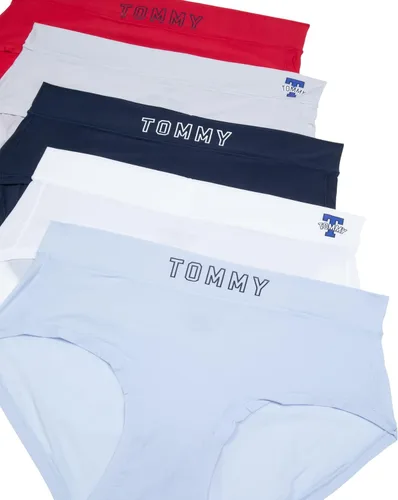 Vista 3 de Tommy Hilfiger Hipster de ajuste perfecto para mujer, paquete de 5