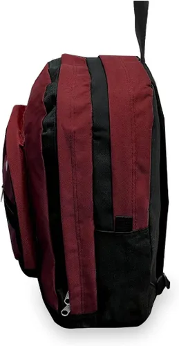 Vista 3 de Everest Mochila con doble compartimento principal, Borgoña, Mochila con doble compartimento principal