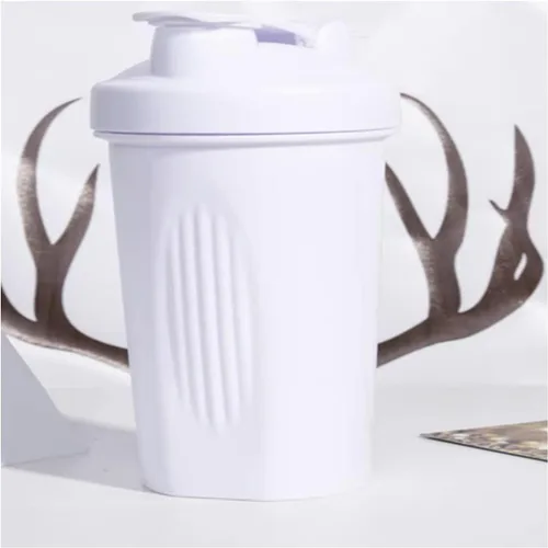 Vista 13 de ChezMax Botella agitadora para proteína en polvo (sin BPA), taza mezcladora PP5 a prueba de fugas con cuchilla mezcladora incorporada, agitador