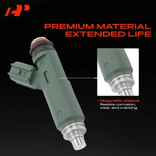 Vista 3 de A-Premium Inyectores de combustible compatibles con Toyota Corolla 2000-2004, Matrix 2003-2006, Celica, MR2 Spyder y Chevrolet Prizm & Pontiac Vibe