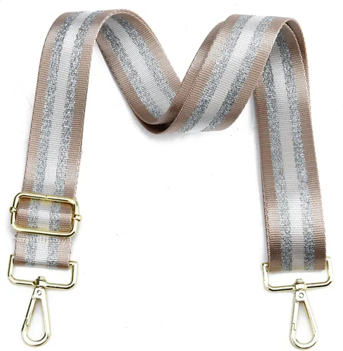 Vista 24 de LVYOUME Correa para bolso, accesorios plateados, correas anchas para bolsa, correa de hombro ajustable para bolsos