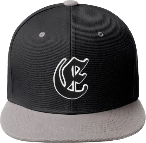 Vista 1413 de Daxton Gorra clásica con visera de billete plano con letras del alfabeto inglés antiguo de la A a la Z