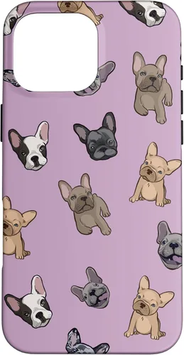 Vista 19 de Linda funda de teléfono Bulldog francés para iPhone 17