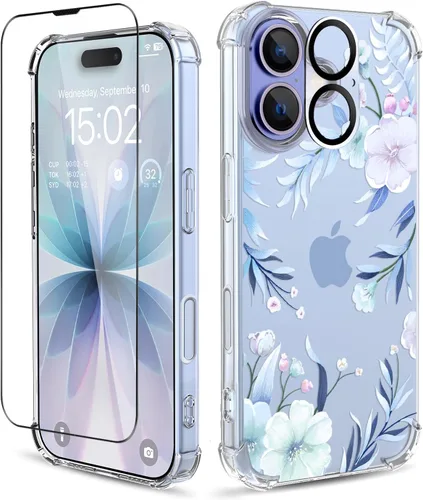 Vista 10 de Funda para iPhone 13 y iPhone 14 (6.1 pulgadas), funda protectora delgada de poliuretano termoplástico suave a prueba de golpes, bonito