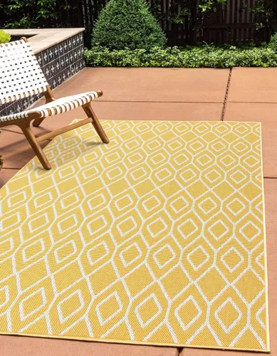 Vista 16 de Jill Zarin Outdoor Collection - Alfombra de área - Turcas y Caicos (2' 2" x 3' 1" Rectángulo Beige/Marrón)