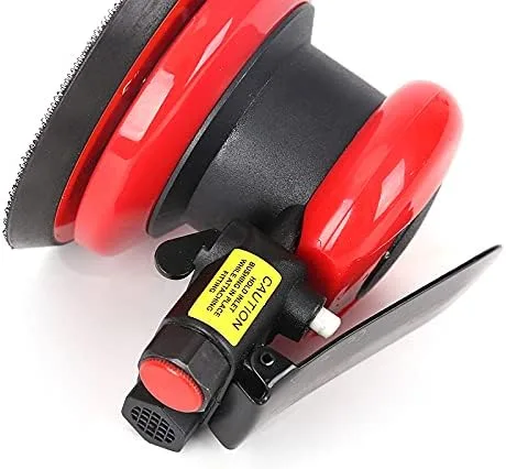 Vista 7 de Shop Lijadora neumática 5", 3/16" Da Sander, lijadora de órbita aleatoria neumática para automóviles de carrocería, trabajo de madera
