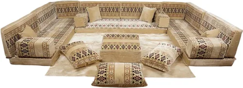 Vista 53 de arabicsofa Cojines Majlis de piso tradicionales: asientos modulares Diwan seccionales