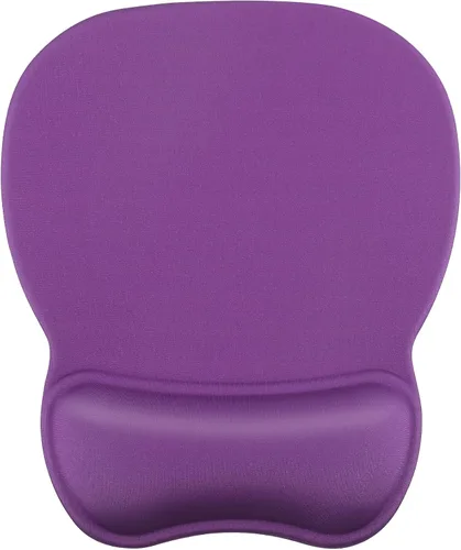 Vista 30 de MROCO - Alfombrilla ergonómica para mouse con reposamuñecas de gel, 9.4 x 8.1 pulgadas, color negro Ergonomic Shape Design for Pain Relief