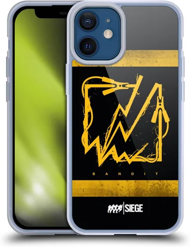 Vista 85 de Head Case Designs Funda de gel con licencia oficial de Tom Clancy's Rainbow Six Siege Bandit Icons [protección de grado militar] compatible