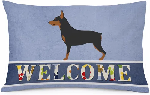 Vista 80 de Caroline's Treasures BB8334PILLOWCASE AIDI Atlas Mountain Dog - Funda de almohada estándar, color azul, ligera, súper suave, de fácil cuidado
