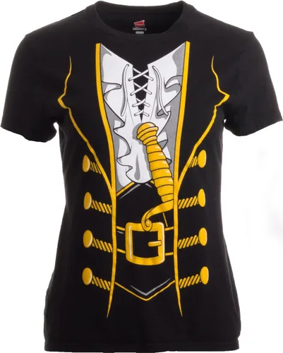 Vista 34 de Camiseta de disfraz navideño para mujer, camiseta de Halloween y Navidad pirata para mujer