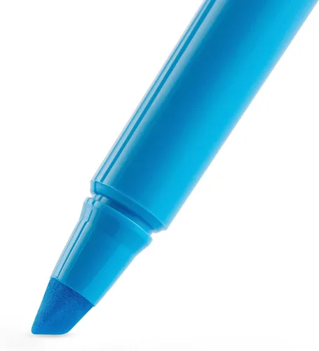 Vista 6 de BIC Brite Liner - Resaltador con punta de cincel, color naranja y azul, 12