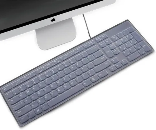 Vista 7 de Funda de teclado para teclado inalámbrico Lenovo 510 GX30N81775 4X30M39458 y KBRFBU71 EKB-536A SK-8823 ALO730S KU-1601 ALO510/520 US Silicone