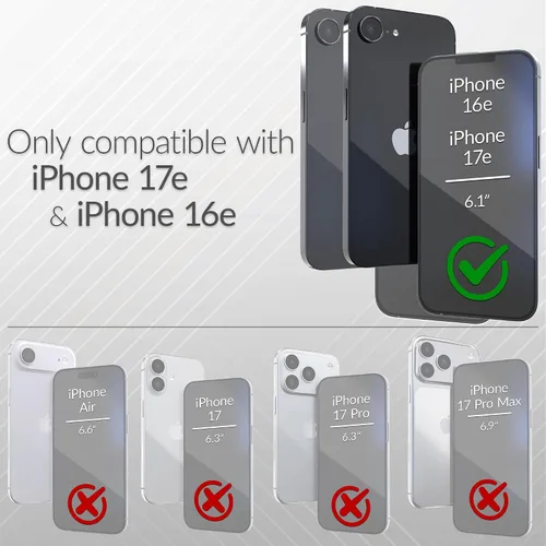 Vista 2 de Funda Crave Dual Guard compatible con iPhone 16e, funda de doble capa de protección contra golpes para iPhone 16e (6.1") - Aqua