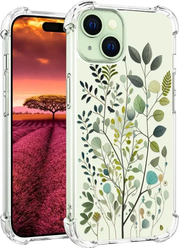 Vista 23 de Funda compatible con iPhone 15, bonita funda transparente para mujer, funda de silicona transparente para teléfono, color negro, tigre poderoso