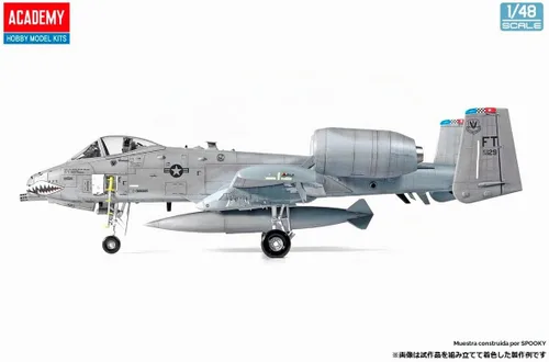 Vista 2 de Academy 120116 492348 1/48 USAF A-10C 75Th Fs Flying Tigers, multicolor
