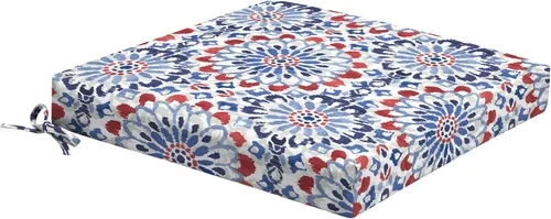Vista 21 de Arden Foam - Cojín de asiento de comedor para exteriores, 19 x 19 pulgadas, fabricado con espuma ProFoam, resistente a la lluvia, resistente a