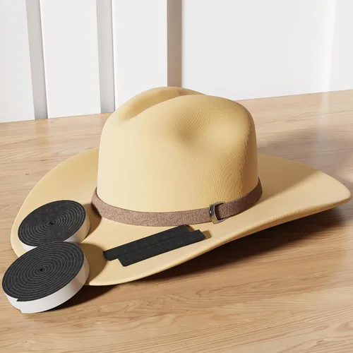 Vista 5 de Paquete de 2 rollos de cinta reductora de tamaño de sombrero de 80 pulgadas, insertos de sombrero para hacer un ajuste cómodo, inserto reductor