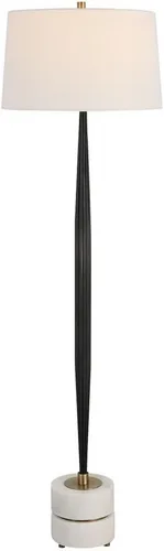 Vista 2 de Uttermost Miraz - 1 lámpara de pie de luz de 65.75 pulgadas de alto y 19 pulgadas de ancho