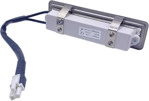 Vista 4 de Paquete de 2 bombillas de cocina de 4.724 in CC 12 V de 1.5 W, forma rectangular, campana extractora, lámpara de ventilador de humo, bombilla