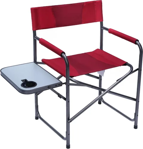 Vista 11 de Portal Silla de directores sillas de camping para adultos con mesa auxiliar, sillas plegables para adultos, sillas de director plegables para sillas