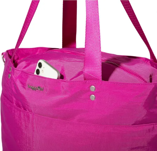 Vista 4 de Baggallini Bolso grande de mano Bolsa de nailon con cremallera, Bolsa de nailon con cremallera