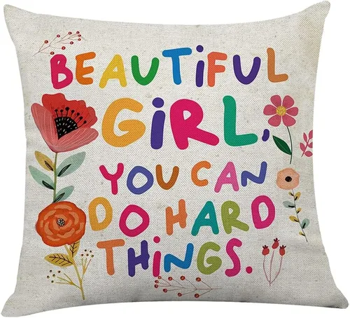 Vista 20 de Littlefa Inspiring Gifts - Funda de cojín con diseño de flores retro, funda de cojín decorativa para sala de estar, dormitorio, decoración para Sé