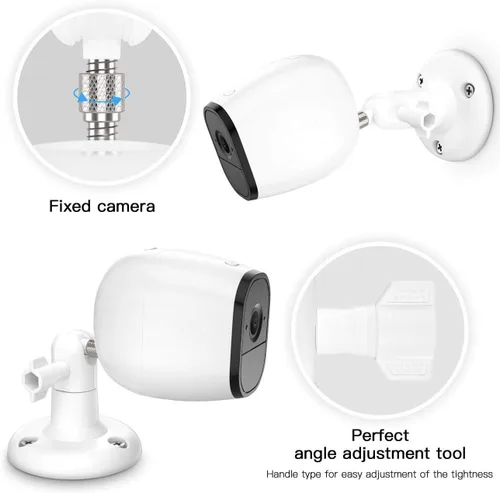 Vista 6 de 【Última versión】 Soporte de pared ajustable para interiores y exteriores para Arlo Essential/XL Gen 2/Pro/2/3/4/Arlo Pro 5s/Ultra/, eufyCam 2C/2C