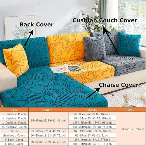 Vista 7 de Fundas antideslizantes para sofás/sofás, funda elástica universal para sofá de 3 plazas, protector de muebles lavable para niños y mascotas J-zafiro
