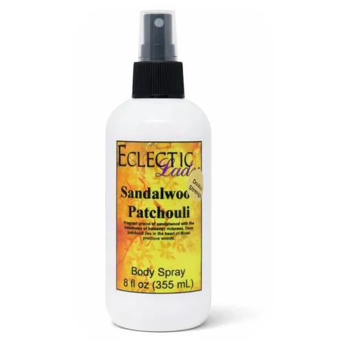 Vista 7 de Eclectic Lady Spray corporal de pachulí de sándalo, doble fuerza, 2 onzas, niebla corporal