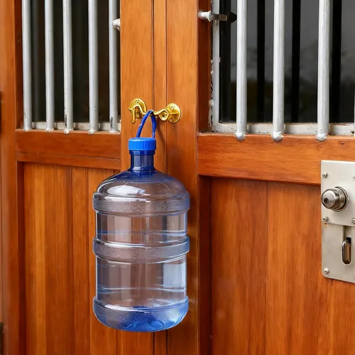 Vista 3 de Geesatis Pestillo giratorio de acero inoxidable resistente de 4 pulgadas - Gancho sólido grueso a prueba de óxido para ventanas, puertas y armarios