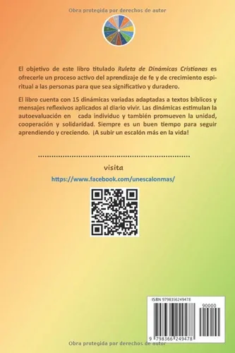 Vista 2 de Ruleta de Dinámicas Cristianas 15 Dinámicas de Grupo para Crecimiento Espiritual y Personal (Spanish Edition)