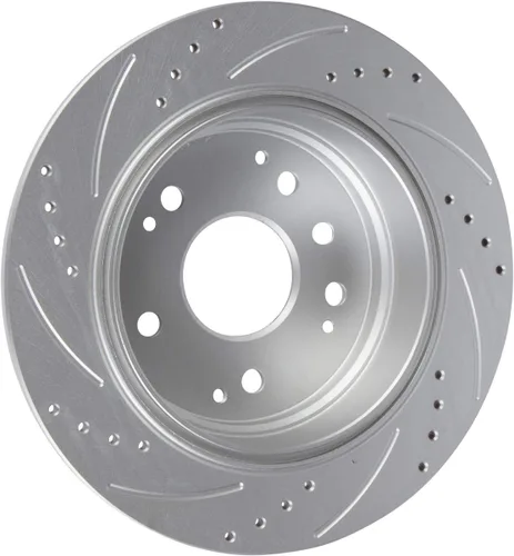 Vista 3 de [Juego trasero] Rotores de disco de freno y pastillas de cerámica con revestimiento Geomet para Nissan Altima Sedan 2007-2012 Coupe 07-13