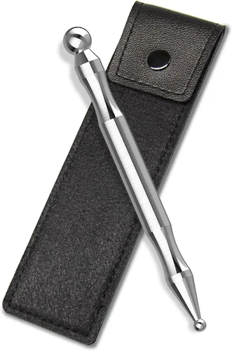 Vista 7 de Melonsun Bolígrafo de acupuntura manual - Bolígrafo de acupresión de acero inoxidable - para alivio del dolor de tejido profundo completo del cuerpo