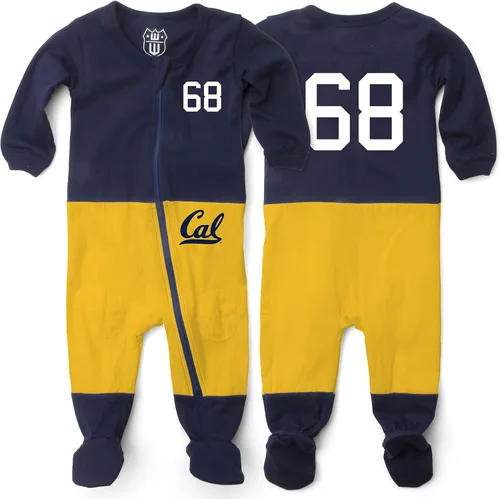 Vista 15 de Wes and Willy Baby College Sports Fan Football Jersey Sleeper