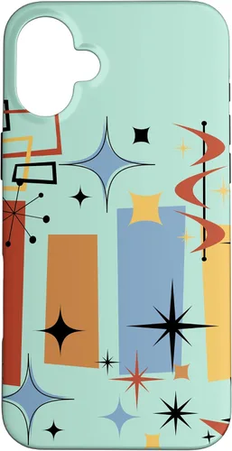 Vista 23 de Retro Mid Century Modern MCM Vibe Aesthetic Kitsch Art Case for iPhone 17