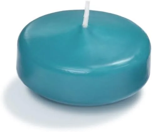 Vista 112 de yummi Caja de 120 velas flotantes marfil de 1.75