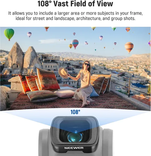 Vista 3 de NEEWER Juego de filtros ND compatibles con DJI Osmo Pocket 3 Creator Combo Accesorios, lente gran angular + ND2-32 variable + CPL + filtro